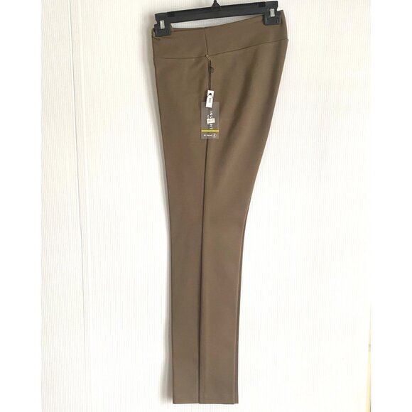New size 6 "moss" pull on INSIGHT NY BCP8909B STRAIGHT LEG SCUBA PANT stretch - Picture 2 of 11